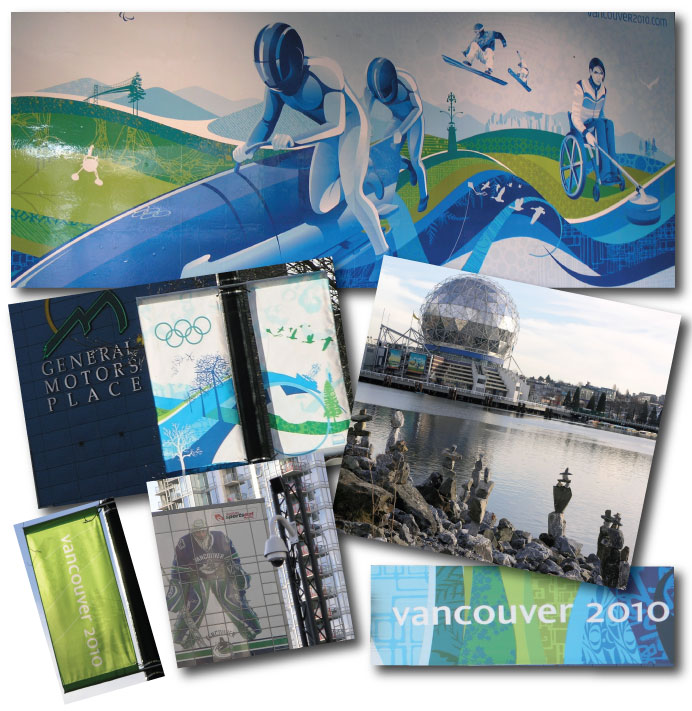 Olympic Mural white A winter Olympics in my backyard