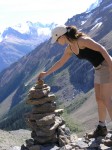Shari Feuz mountain climbing